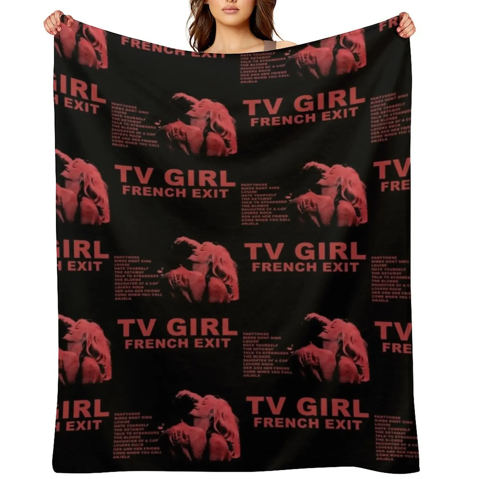 

TV Girl French Exit Throw Blanket halloween Baby Decorative Sofa Picnic Blankets