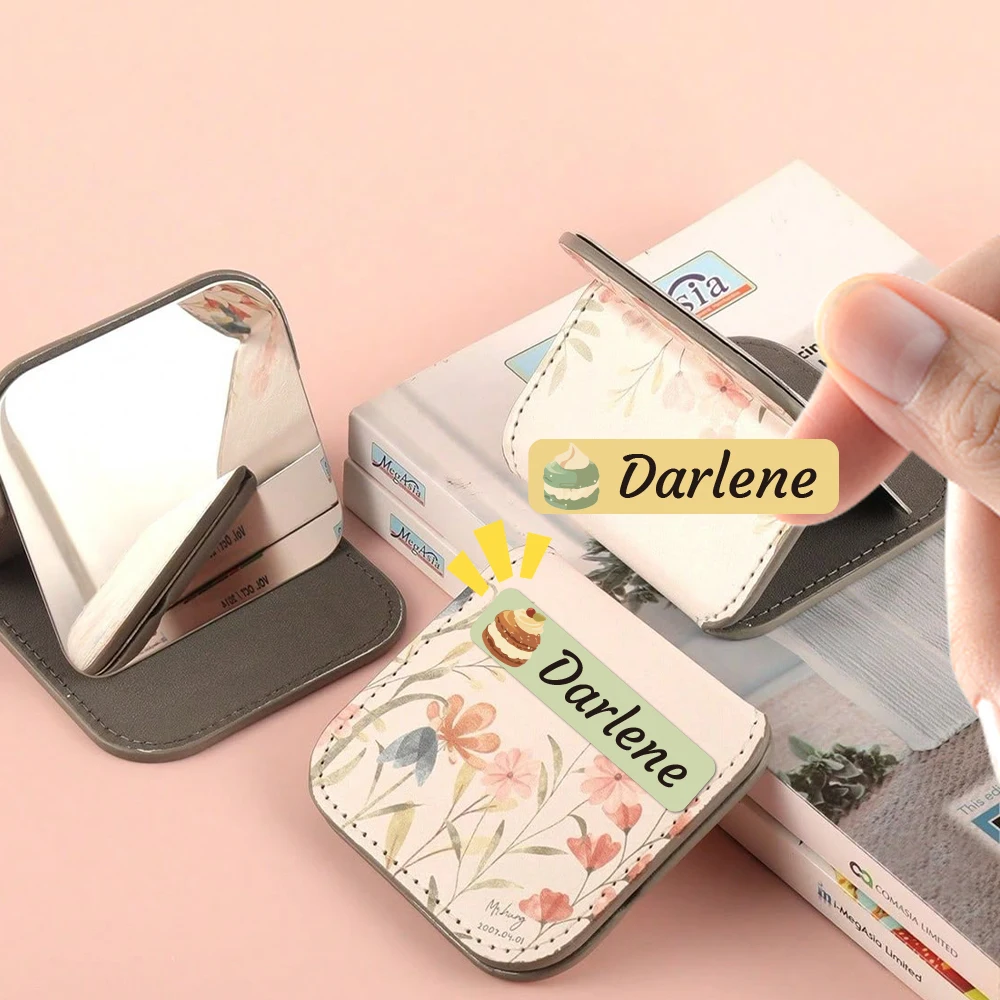 Custom cake Name Sticker,Transparent Waterproof Stickers for Kids,diy Name Labels for School Bag Bottles Box Mug Uniform