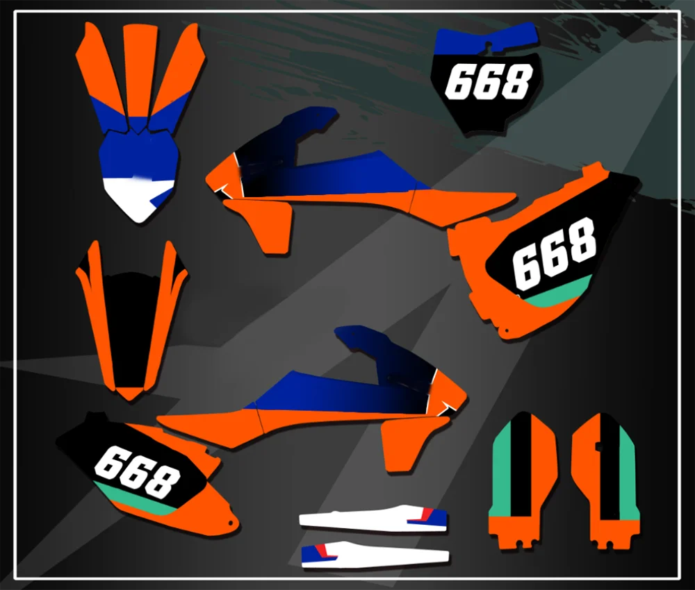 

Stickers adhesivos kit FOR KTM SX85 2018 2019 2020 SX 85 accessories applique Pattern background decoration