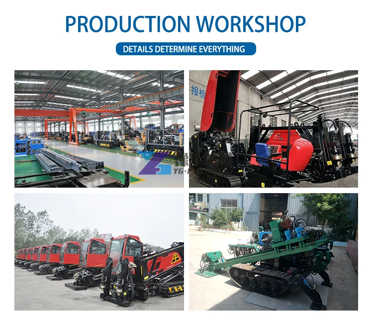 HDD Trenchless Horizontal Directional Drilling Rig for Gas Water Cable Pipeline Project