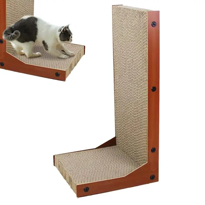 L-Shape Cat Scratcher  Scraper Claw Paw Toys scrapping pet furniture  Claw Paw Toys For Cat Scratcher Kitten Product Abreaction