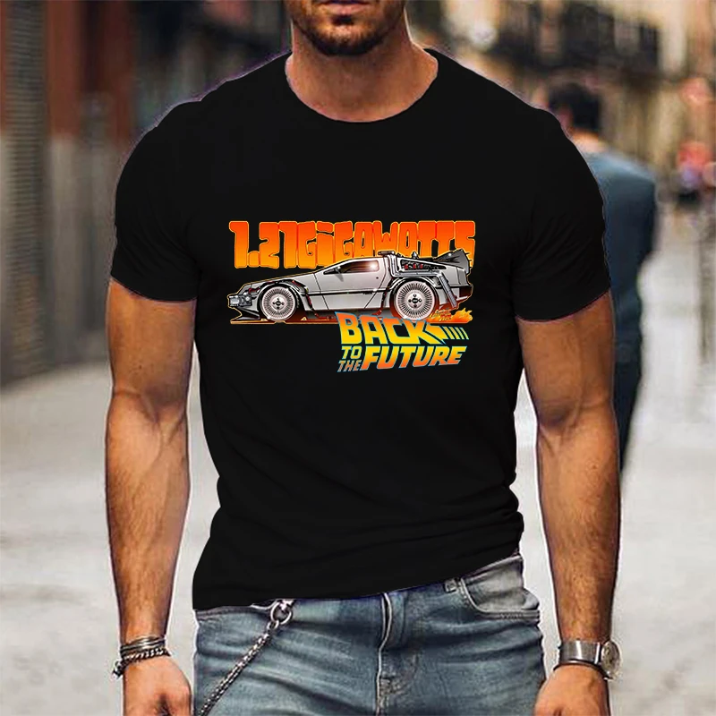 

Hot Movie Back To The Future Printed Shirt Women's Men's Funny Casual Personality T-shirt Unisex Summer Cool T-shirt Tops