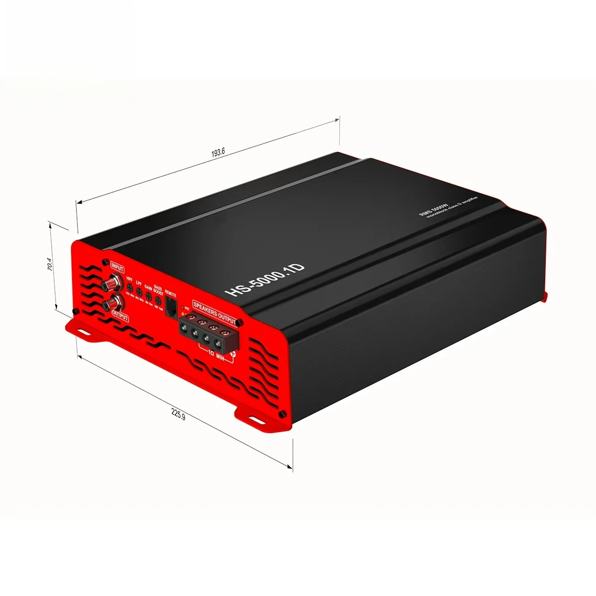 

Audio 50MP single D-level competition-grade subwoofer speaker, 1 car speaker channel4Ω 2120 watts