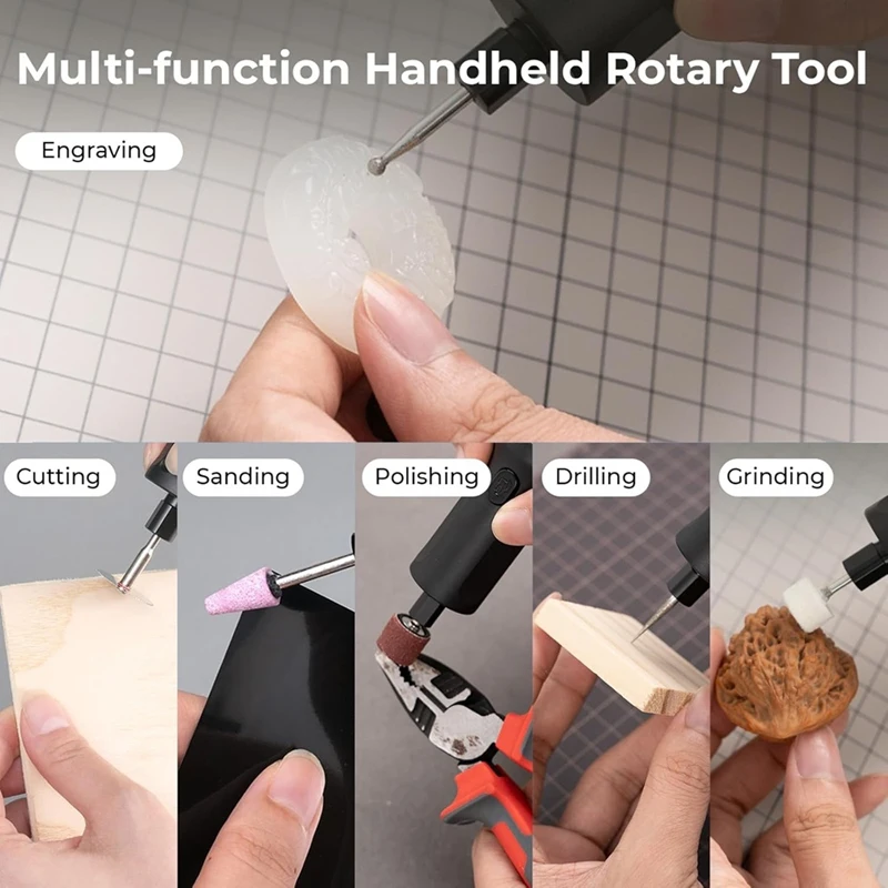 New Engraving Pen, 44 In 1 Craft Engraving Tool, Large Capacity Rechargeable Rotary Tool Engraving Pen For Engraving Crafts