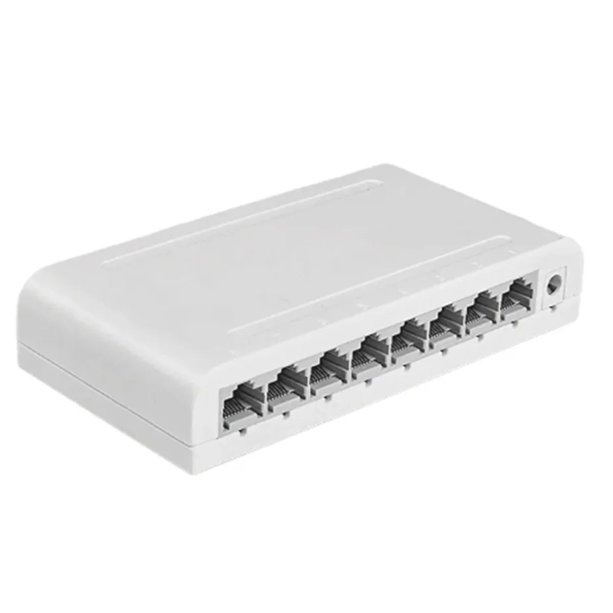 8-Port-Daten-Switch, Netzwerk-Hub,Desktop-Ethernet-Splitter,Plug & Play-geschirmte Ports lüfter los leise