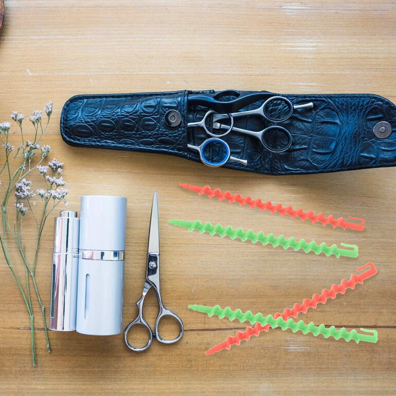 

22Pcs Spiral Perm Rods Curling Rods Hairdressing Tool Set for Long Short Hair Braids Natural Tight Curls Durable