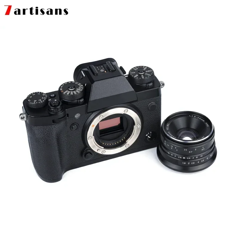 7artisans 25mm F1.8 APS-C Manual Focus Prime Lens For Sony E Fujifx Canon EOS-M Micro Four Thirds Mount Camera Lens