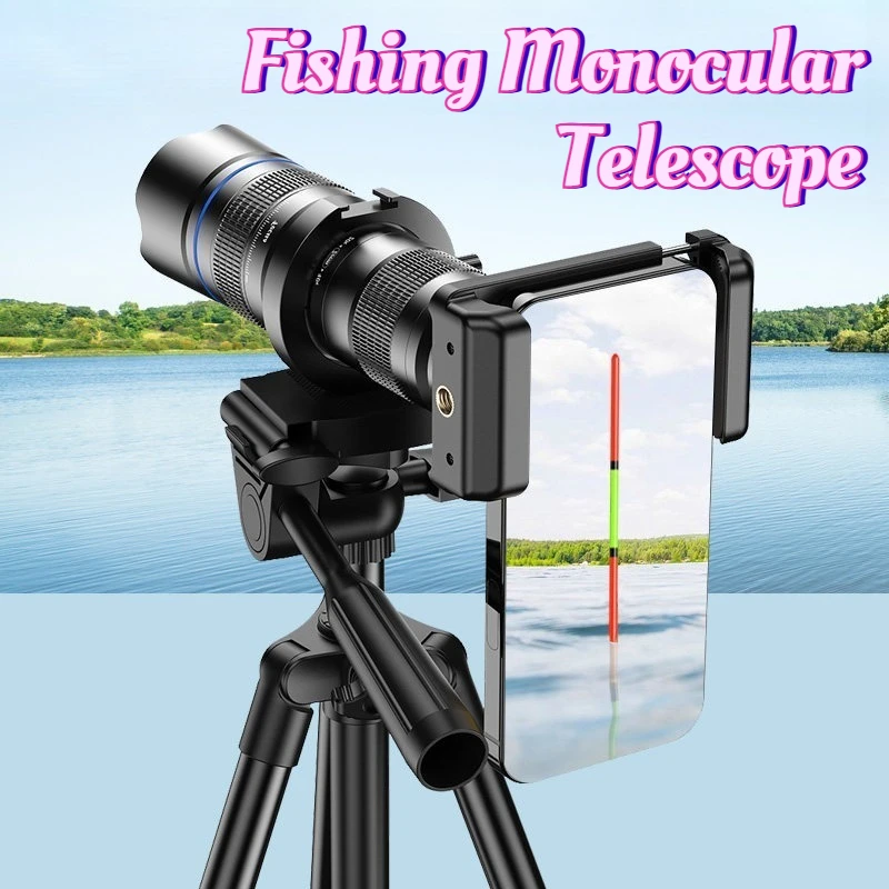 

Outdoor Portable Fishing Monocular Telescope Aluminum Alloy High Definition Lightweight Fishing Telescope Tackle Tool Supplies
