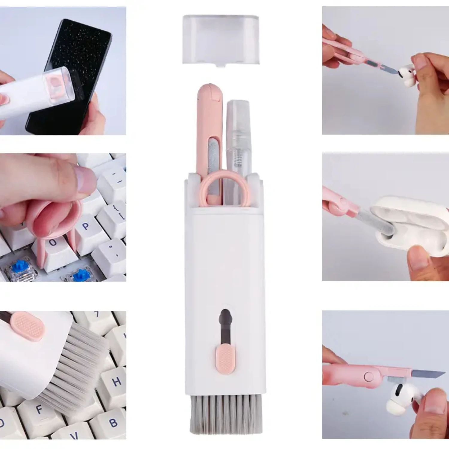 Essential Neat and Tidy, Efficient Maintenance Computer Keyboard Cleaning Brush Kit Set - Must-Have Handy Tools for Thorough Cle