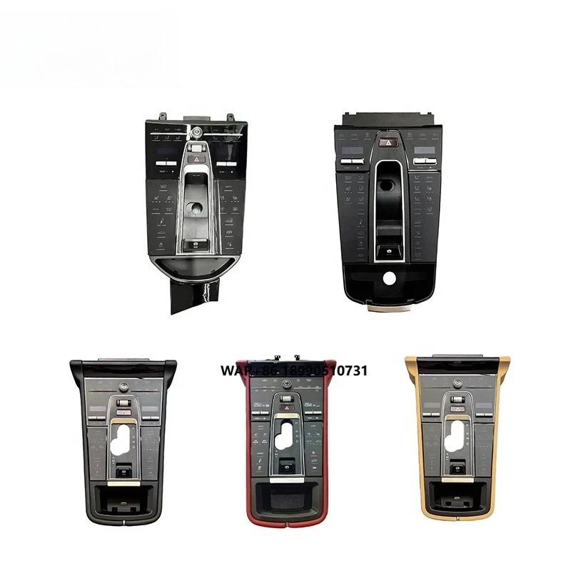 

Modern Design Car Conversion Upgrade Old to New Center Console Gear Shift Panel Lcd Climate Touch Control Panel for Porsche