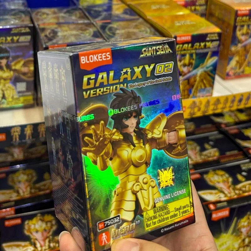 

Новые фигурки героев Blokees Saint Seiya Galaxy Version 2, Camus Hoyoga Dohko Milo Shiryu Nachi, фанаты аниме, игрушки в подарок, фигурки в подарок