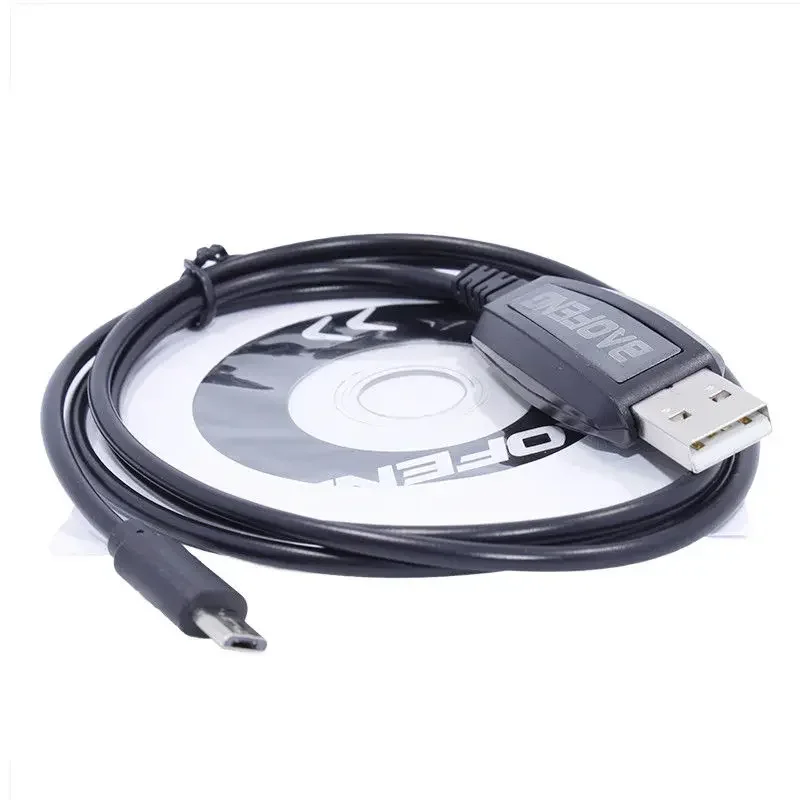 

Original Baofeng T1 Walkie Talkie USB Programming Cable Y Port With CD Software Driver For BF-9100 BF-T1 Two Way Radio Drop Ship