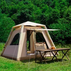 Thickened Rainproof Folding Automatic Opening Camping Tent, Inflatable Tent, Outdoor Travel Camping Supplies, Air Tent