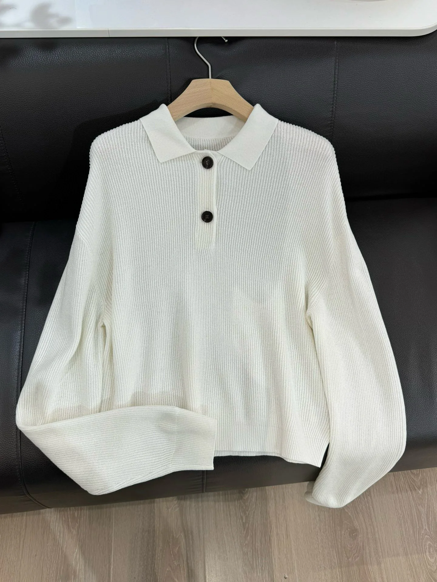 

Summer casual high quality linen loose polo blouse