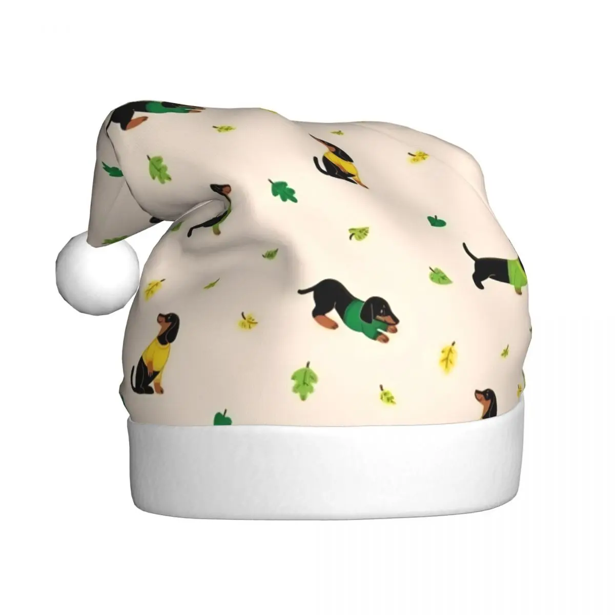 Dachshund Cute Cartoon Christmas Hats for Adult Men Women Dogs Animal Santa Hat Cap Xmas Decoration Headdress