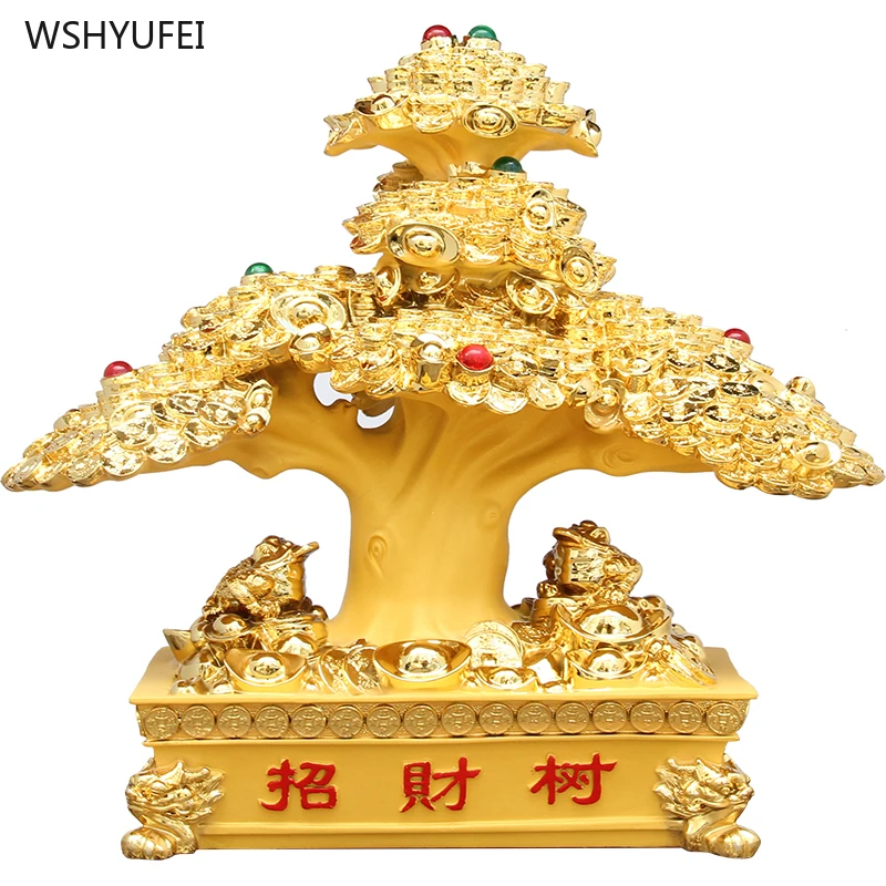 

1 pc resin Toad Zhaocai Tree Decoration Crafts office Wine cabinet Home accessories Attract wealth Housewarming gift blessing