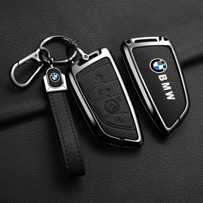 Car Key Case Cover Shell Holder Full Protector For BMW X1 X3 X5 X6 X7 1 3 5 6 7 Series G20 G30 G11 F15 F16 G01 G02 F48 Accessory