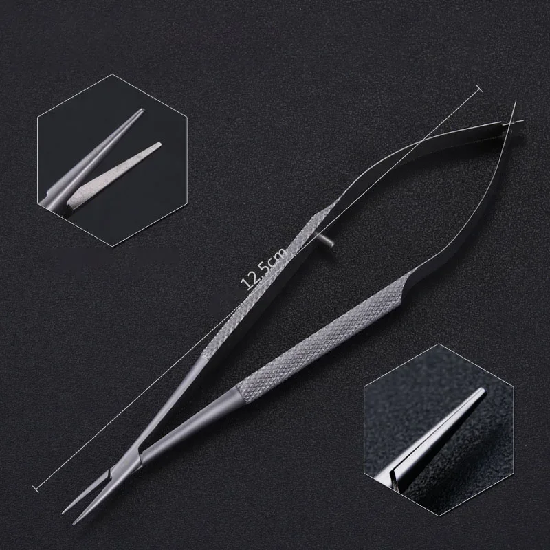 

Ophthalmolog Surgical Instruments Stainless Steel Surgical Micro Scissors Microscopic Holding Forceps Medical