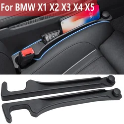 NEW 2PCS Car Seat Gap Filler with Organizer Hook For BMW X1 X2 X3 E83 F25 G01 G45 X4 X5 E53 E70 F15 F85 G05 G18 X6 M Sport ix3