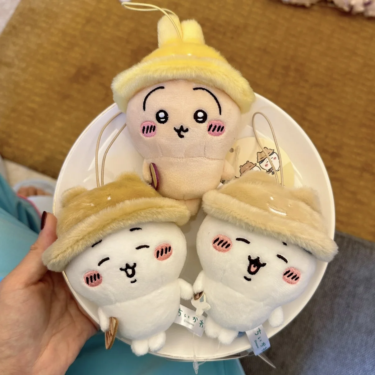 

Осенняя прогулка серии CHIIKAWA кукла кулон милый мультфильм осень Hachiware Usagi талисман плюшевая игрушка кулон подарок другу