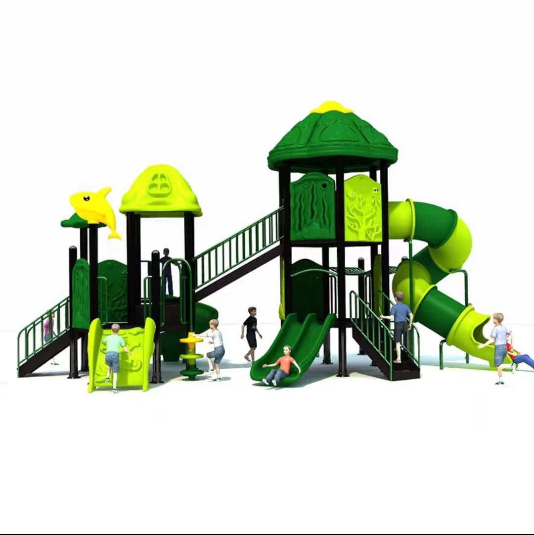 Customized Large Volume Children Amusement Park Equipment Outdoor Playground Full Set Slide For Sale