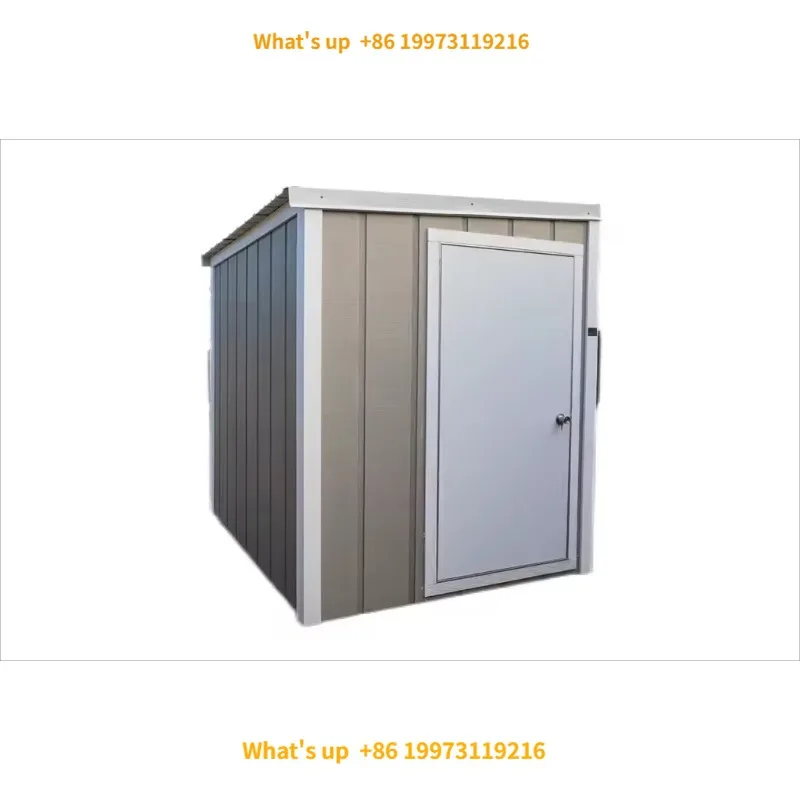 2026 Shipping 10*12FT Aluminium Portable Outdoor Storage Shed with Waterproof Lockable Door Air Vent Stable Structure for Backya