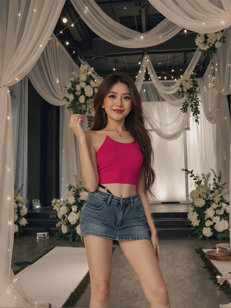 

Мини-джинсовые юбки с высокой талией, женские шифоновые тюлевые оборки с аппликацией, элегантные вечерние простые женские свадебные праздничные костюмы