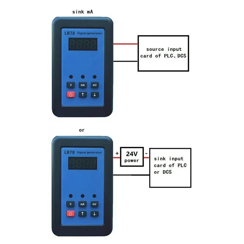 

A26F-New Da 4-20Ma Signal Generator Calibrator Tester With Built-In Battery And Quick-Break Fuse For High Temperature Stability
