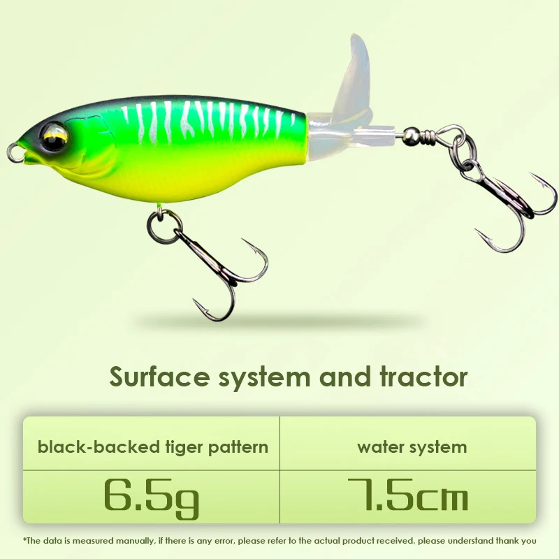 5/2/1pc Propeller Fishing Lure Rotating Tail Bionic Hard Bait With Hooks Fishing Spin Bait Wobbler Jig Bait Pesca Fishing Tackle