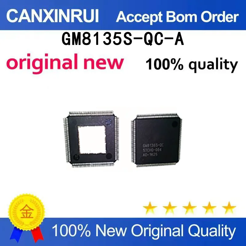 (5-100 pieces)Brand new original package in stock GM8135S-QC-A GM8135S-QC QFP128 remote monitoring main core
