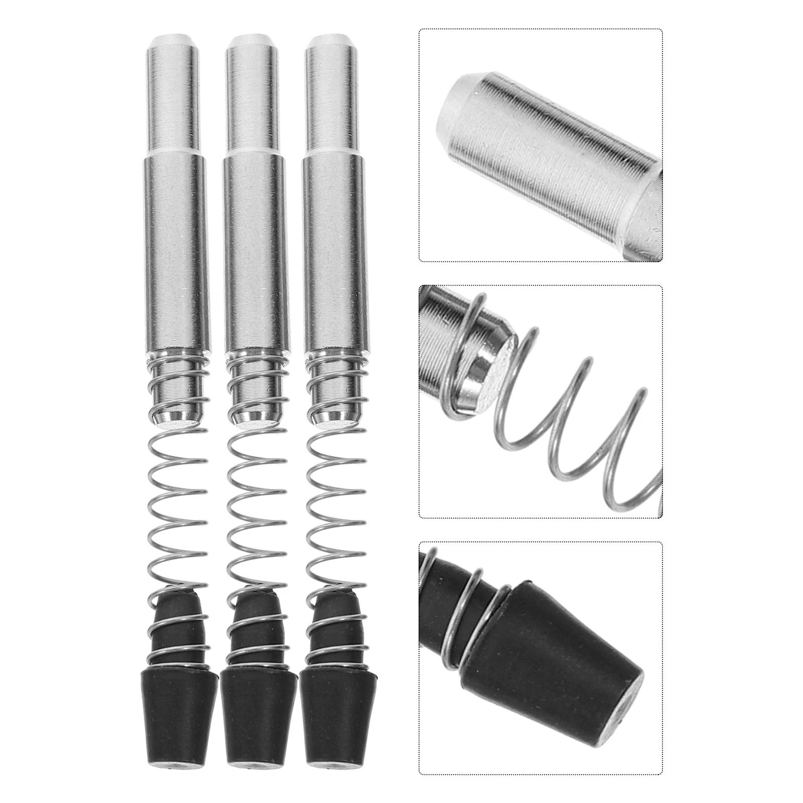 

50pcs Stainless Steel Pin Durable Machine Accessories Spring Loaded Plunger Glass Frame Hardware Mechanical Parts Spring Catch