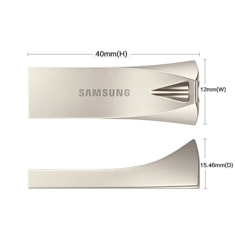 SAMSUNG BAR Plus USB 3.1 Flash Drive  64GB 128GB 256GB 512GB Metal Mini Pen Drive Pendrive Memory Stick Storage Device U Disk