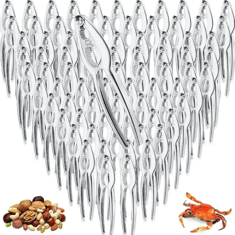 

Heavy Duty Crab Crackers and Nutcracker Tools for Seafood Shellfish Nuts Kitchen Restaurant Use