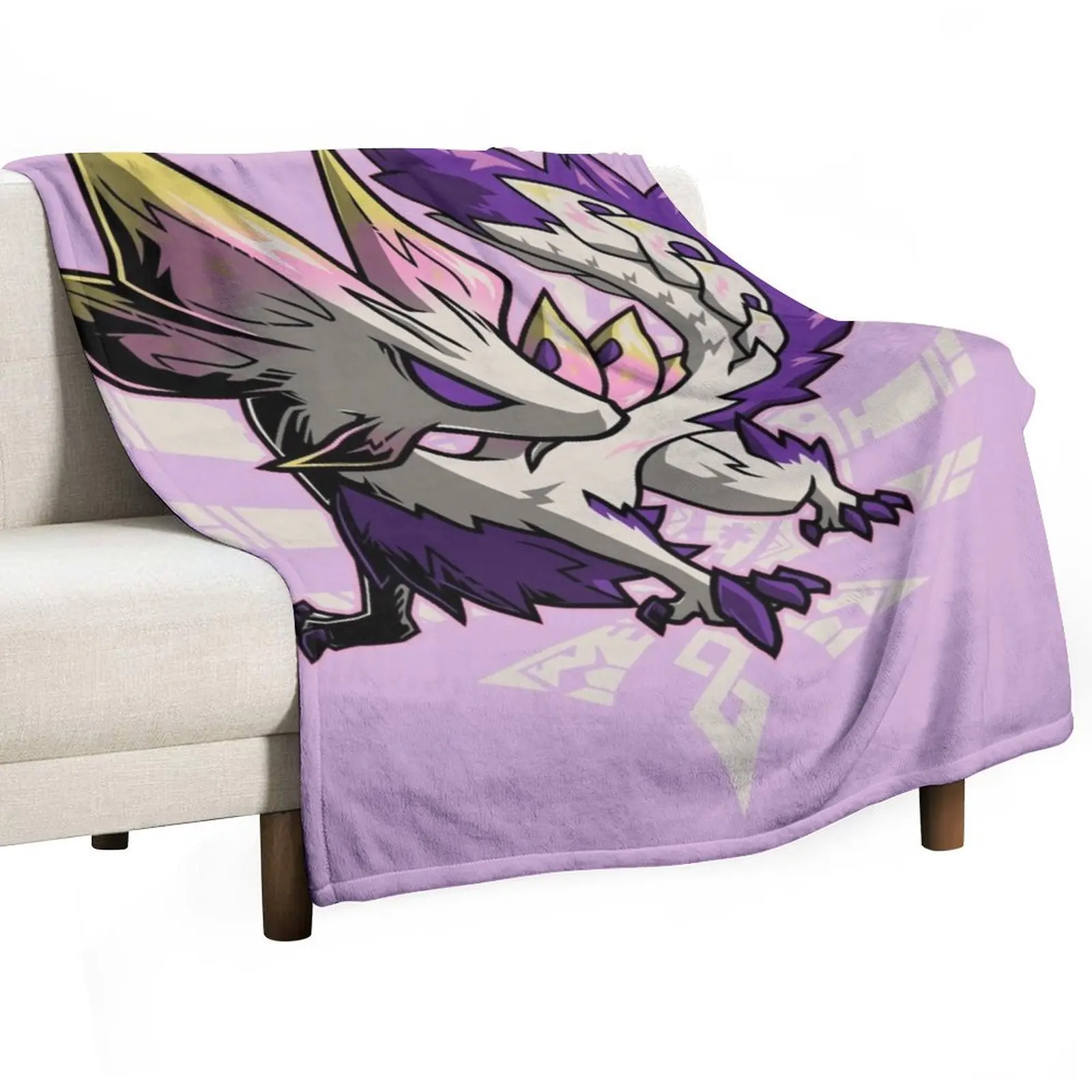 

Mizutsune Monster Hunter Throw Blanket Flannels Soft Hairy Picnic Blankets