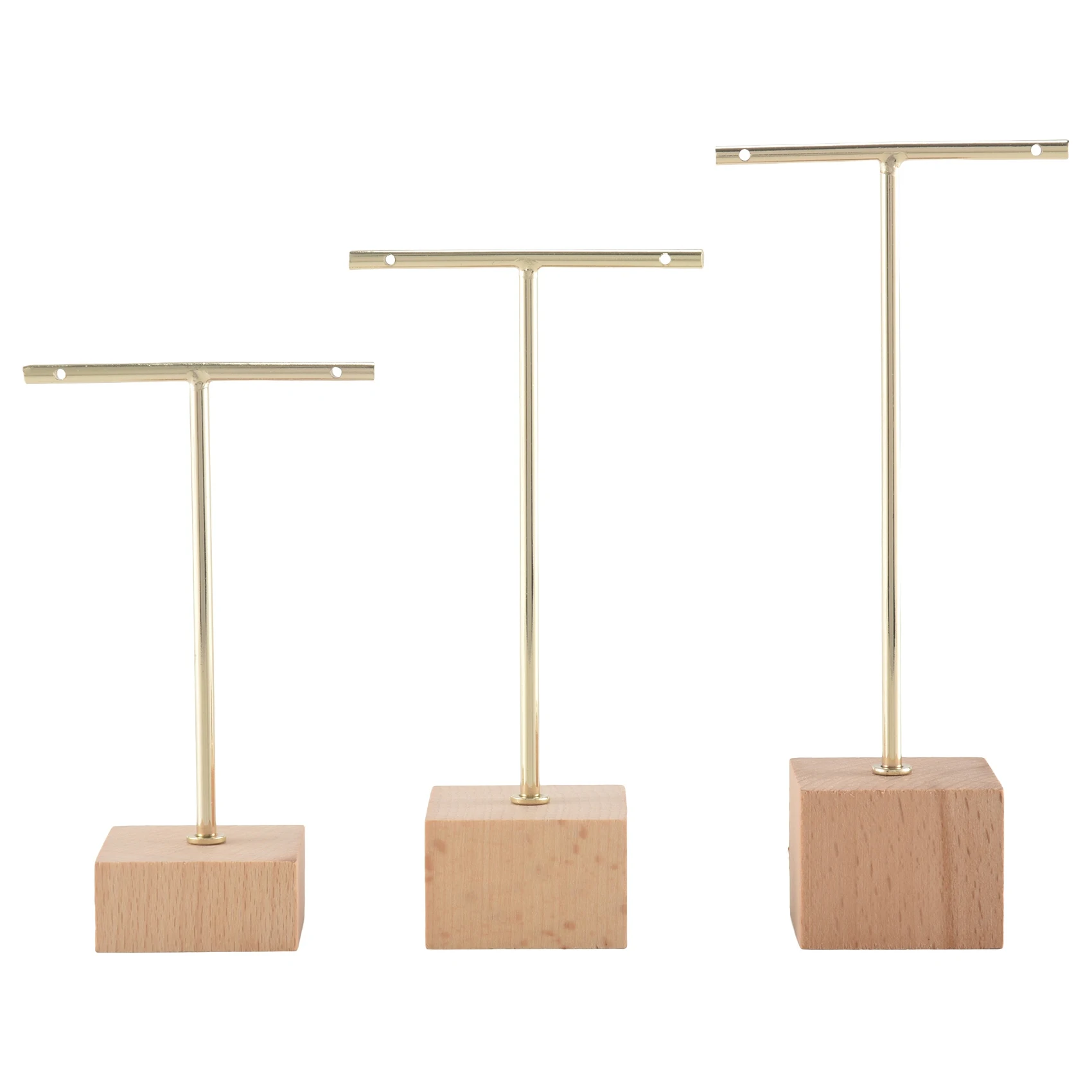 3-delige mode T-Bar sieraden display rack standaard houder oorbellen hangende organisator sieraden set