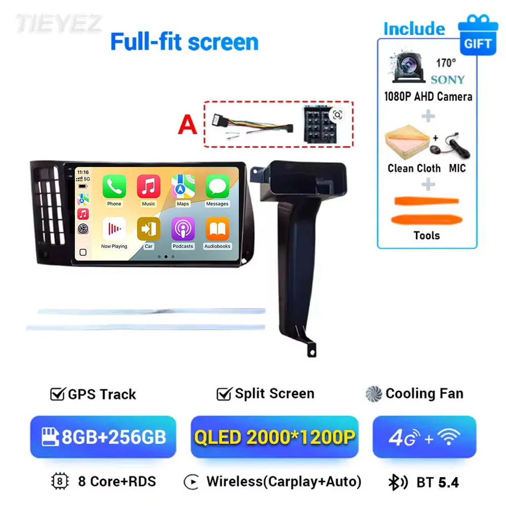 Android 15 voor VW Volkswagen Golf 3 1992-1993 2K Carplay autoradio multimediaspeler navigatie stereo GPS 4G WIFI BT DSP