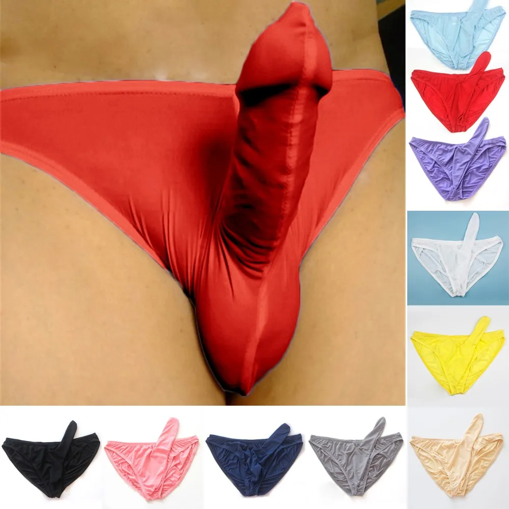 Sexy Mens Elephant Bulge Briefs Underwear Pouch T Lingerie Underpants Shorts Slip Homme Comfortable Breathable Sissy Panties