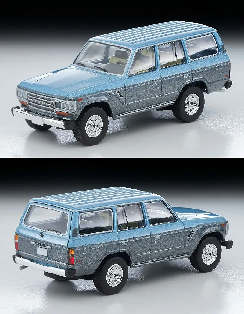 

2208 TOMYTEC TLV 1/64 LV-N268a Land Cruiser 60 North America Ver Gray 1988 Die-cast alloy car model collection display gifts