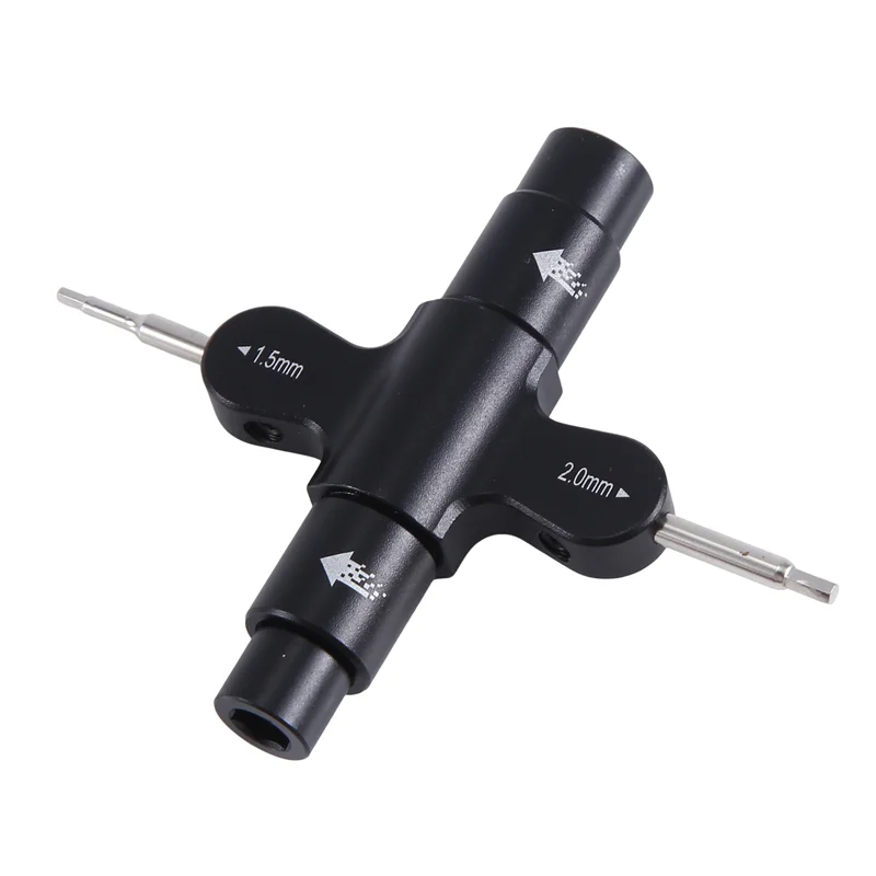ABGG-2X llave de liberación súper rápida M5/M4/M3 llave 1,5 Mm/2,0 Mm destornillador hexagonal herramienta de apoyo de Motor de hélice de liberación rápida