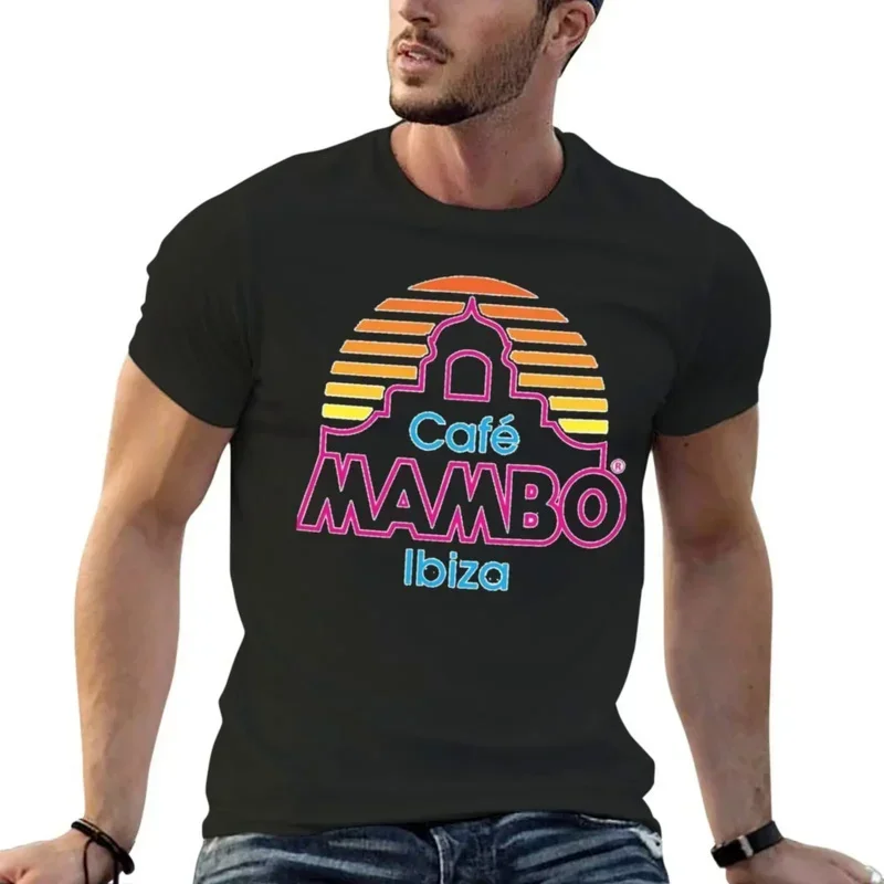 New Cafe Mambo Ibiza T-shirt hipster clothes quick drying shirt tops animal print shirt for boys clothes for men