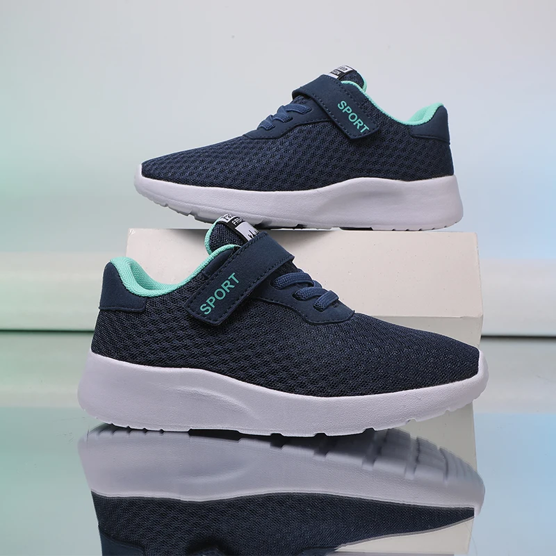 

Детские дышащие кроссовки для мальчиков и девочек, удобные спортивные кроссовки для бега, повседневная обувь для школы, сетчатые кроссовки для прогулок