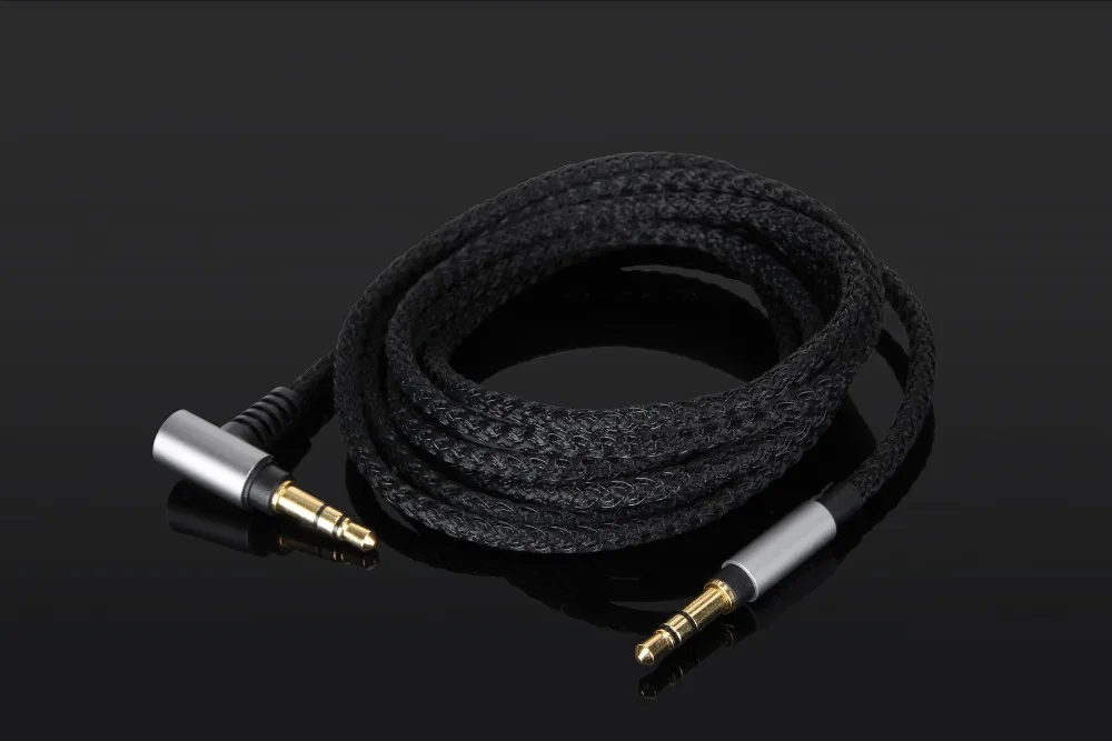 オーディオテクニカATH-MSR7SE msr7nc msr7bk msr7gm anc500bbt ATH-S220BT ep1000irヘッドフォン用のスペアナイロンケーブル