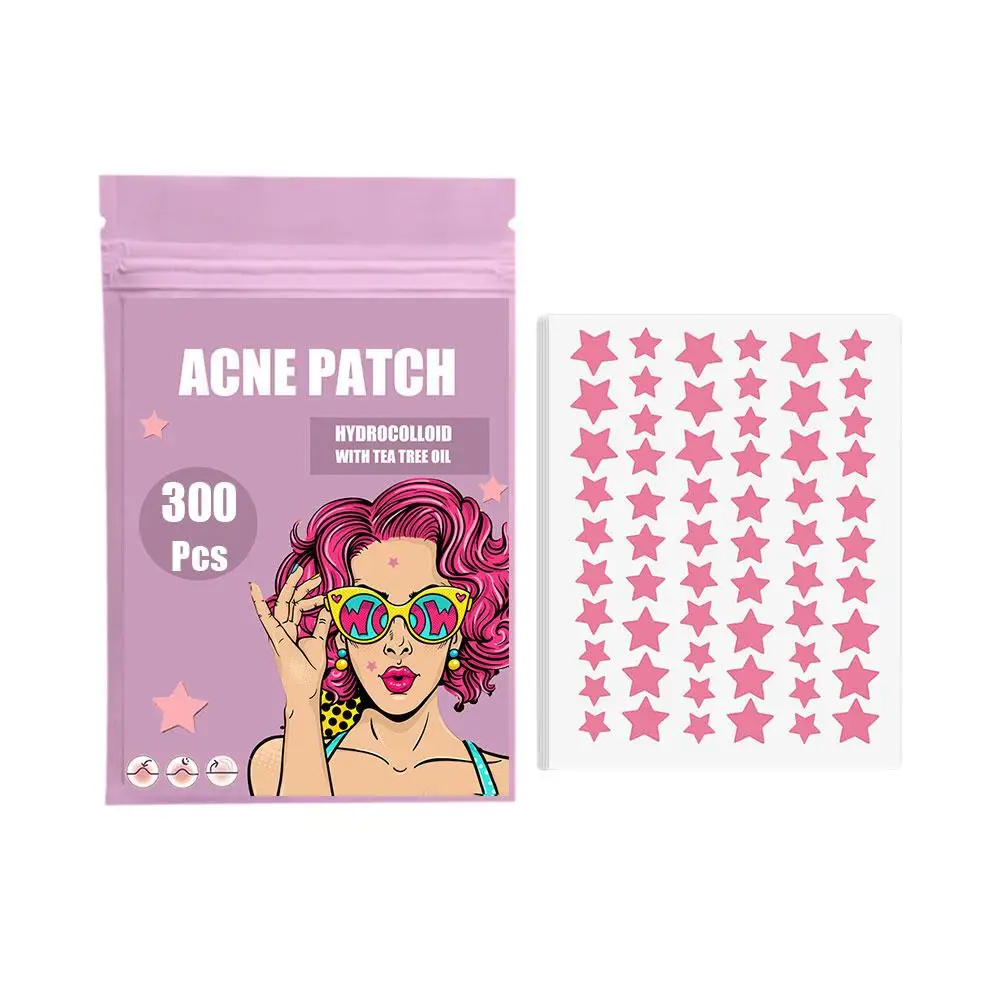 300/600pc Acne Pimple Patch Sticker Waterproof Acne Remover Tool Spot Pimple Skincare Blemish Treatment Hidden Pimp Fa Y8e3
