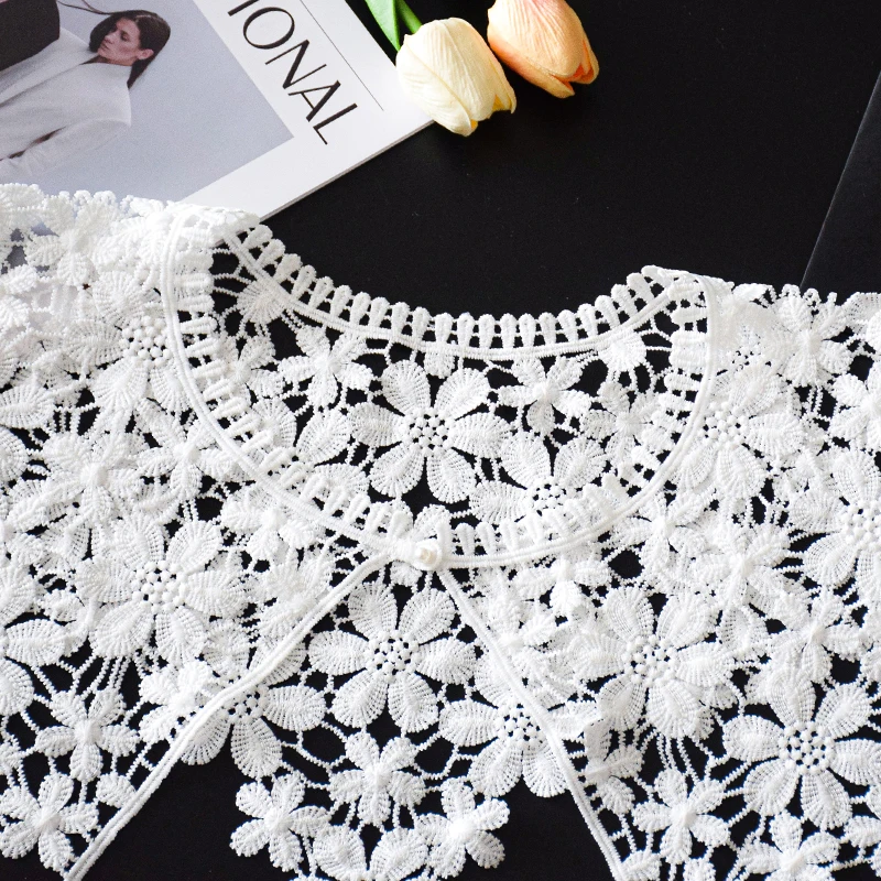 Hollow lace fake collar sweater decorative collar lace accessories lace shawl