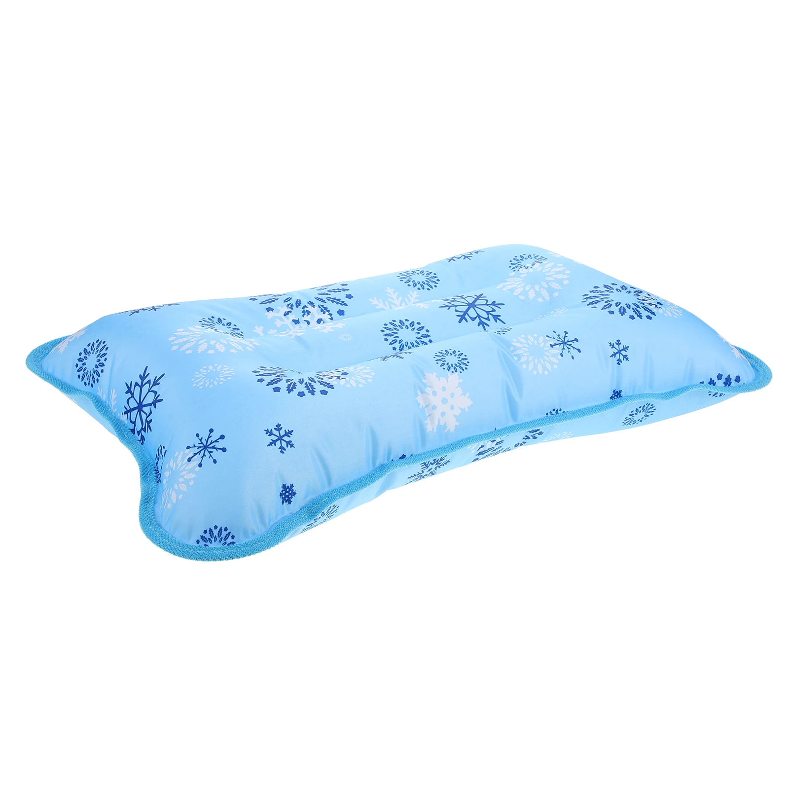 

Inflatable Water Summer Cooling Cooling Pillow 55x35cm Adult Blue Snowflake Travel Camping Waterproof Foam Pillows