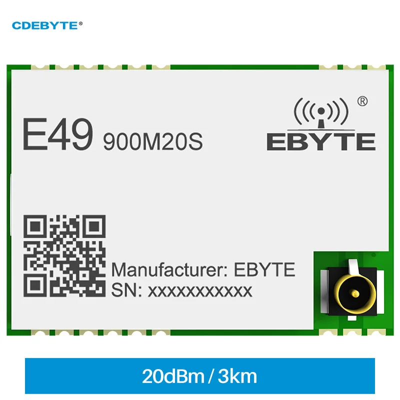 

5pcs CMT2300A 868/915MHz SMD 20dBm Wireless RF Module CDEBYTE E49-900M20S 3km Long Transmission Distance FEC IPEX Stamp Hole IoT