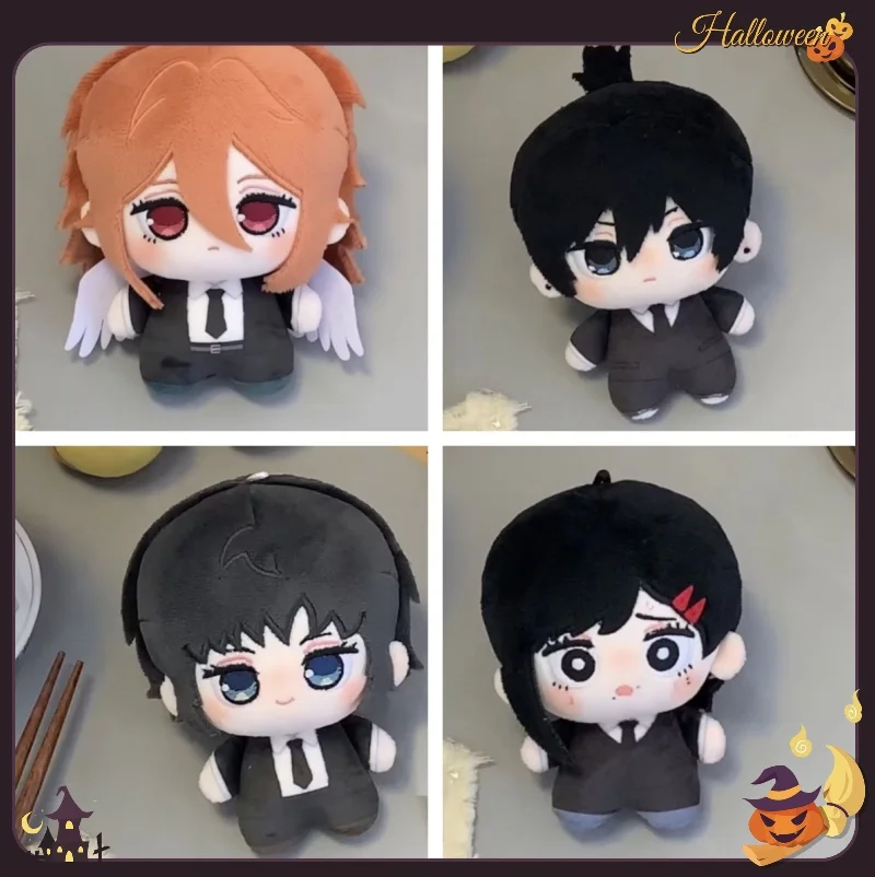 10cm Chainsaw Man Himeno Hayakawa Aki Angel Devil Plush Keychain Pendant Anime Stuffed Doll Cosplay Collectible Birthday Gift