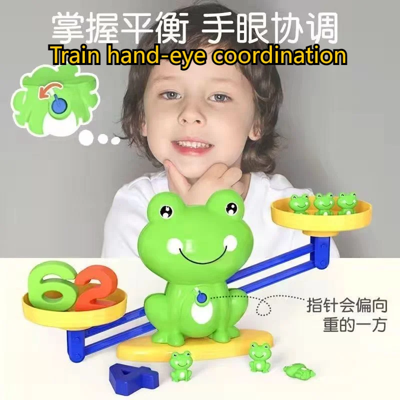 Children\'s Digital Frog Scales Early Childhood Educational Toys Intelligence Development Baby Cognitive Logic Thinking Training