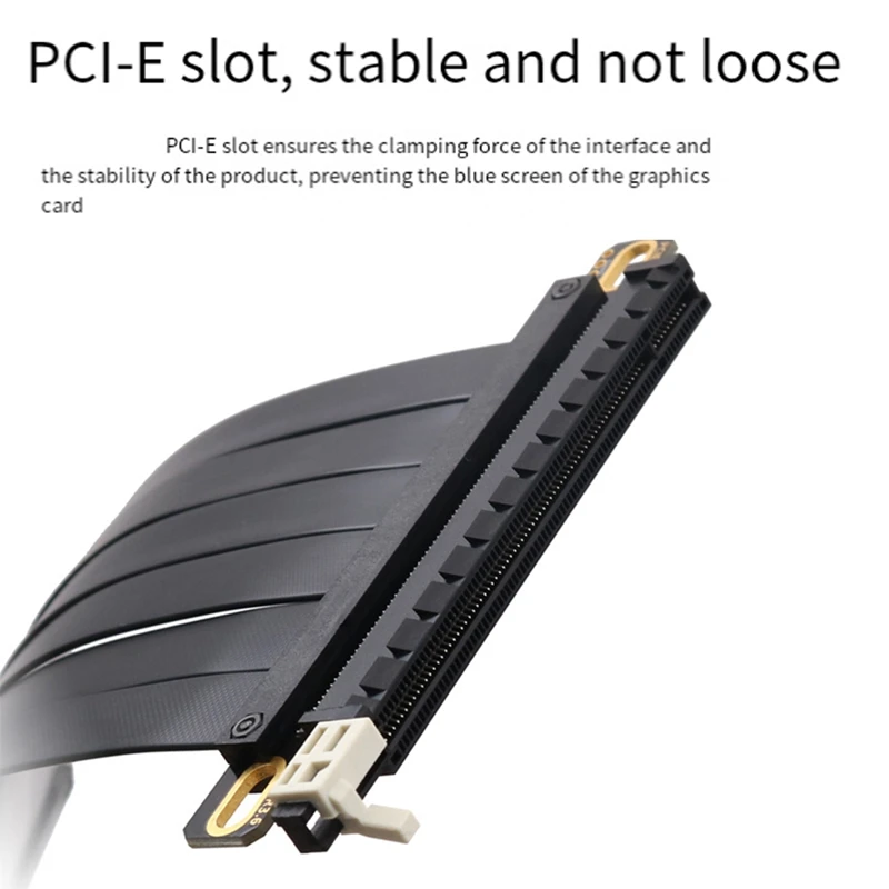 PCI-E 3.0 16X PCI-E Graphics Card Extension Cable Network Card Adapter, Full Speed And Stability Durable