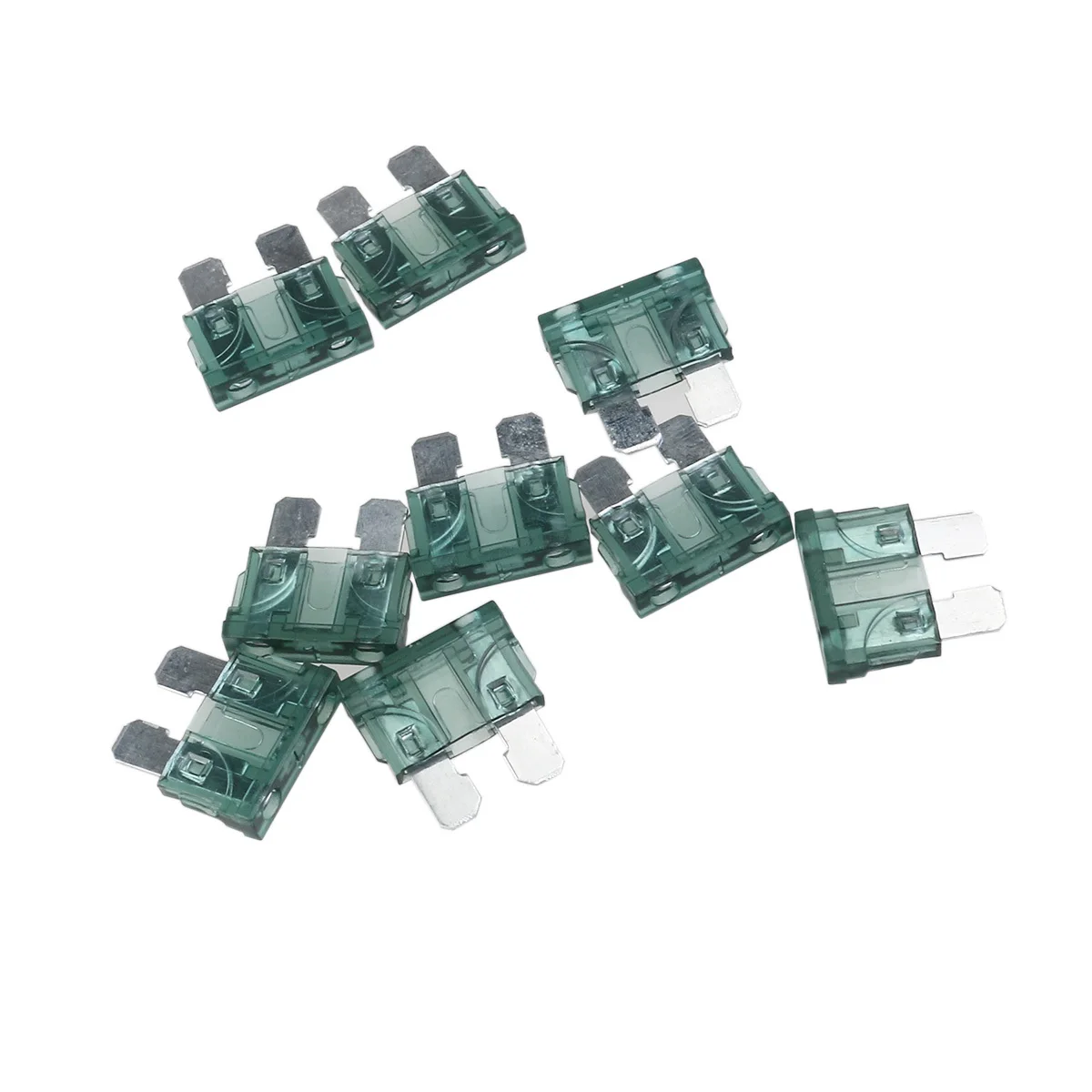 10pcs 3A Auto Car Truck Suv Boat Fuse Kit Zinc Alloy Auto Fuse 3 Amp Car Kit Electrical Protection Circuit Safety